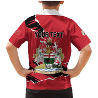 Personalized Canada Manitoba Province Bison Family Matching Mermaid Dress and Hawaiian Shirt Gloriosus et Liber