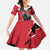Personalized Canada Manitoba Province Bison Family Matching Mermaid Dress and Hawaiian Shirt Gloriosus et Liber