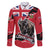 Personalized Canada Manitoba Province Bison Family Matching Mermaid Dress and Hawaiian Shirt Gloriosus et Liber