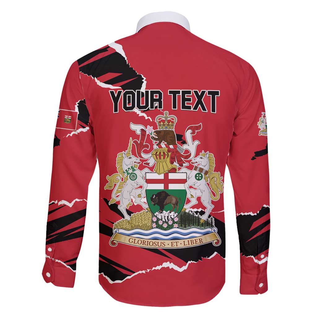 Personalized Canada Manitoba Province Bison Family Matching Mermaid Dress and Hawaiian Shirt Gloriosus et Liber