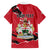 Personalized Canada Manitoba Province Bison Family Matching Off The Shoulder Long Sleeve Dress and Hawaiian Shirt Gloriosus et Liber