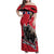 Personalized Canada Manitoba Province Bison Family Matching Off Shoulder Maxi Dress and Hawaiian Shirt Gloriosus et Liber