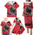 Personalized Canada Manitoba Province Bison Family Matching Puletasi and Hawaiian Shirt Gloriosus et Liber