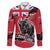 Personalized Canada Manitoba Province Bison Family Matching Puletasi and Hawaiian Shirt Gloriosus et Liber