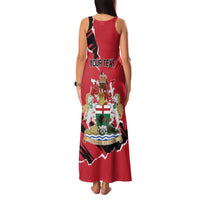 Personalized Canada Manitoba Province Bison Family Matching Tank Maxi Dress and Hawaiian Shirt Gloriosus et Liber