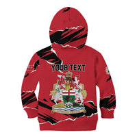 Personalized Canada Manitoba Province Bison Kid Hoodie Gloriosus et Liber