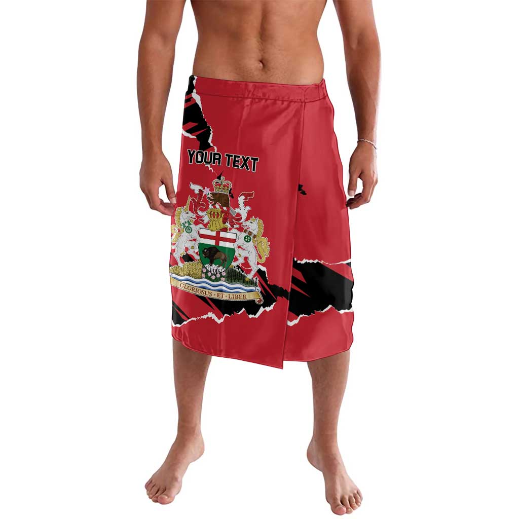 Personalized Canada Manitoba Province Bison Lavalava Gloriosus et Liber