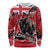 Personalized Canada Manitoba Province Bison Long Sleeve Shirt Gloriosus et Liber