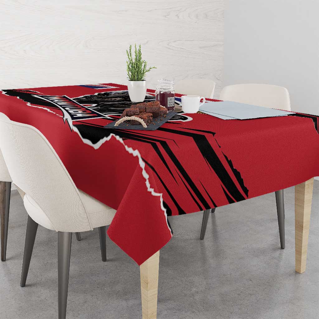Canada Manitoba Province Bison Tablecloth Gloriosus et Liber