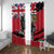 Canada Manitoba Province Bison Window Curtain Gloriosus et Liber