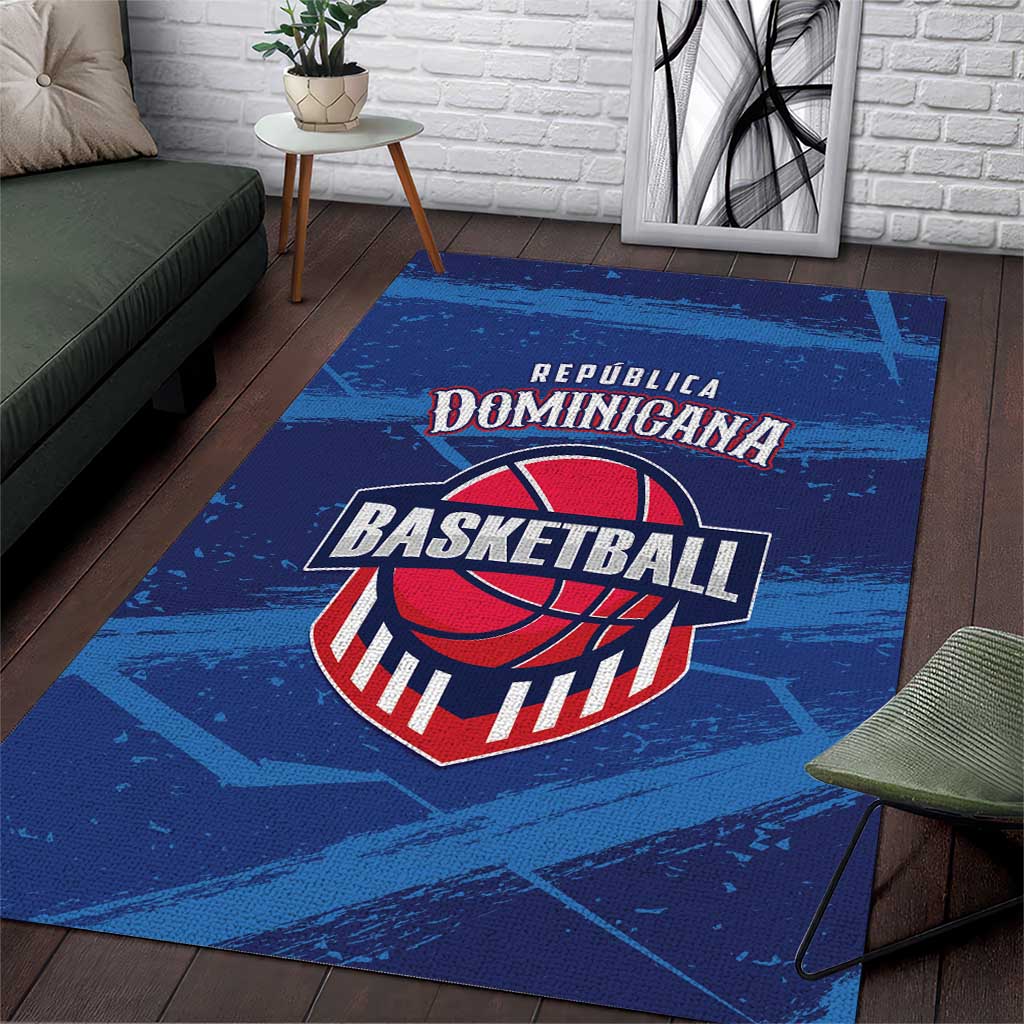 Dominican Republic Basketball Area Rug Enjoy The Game