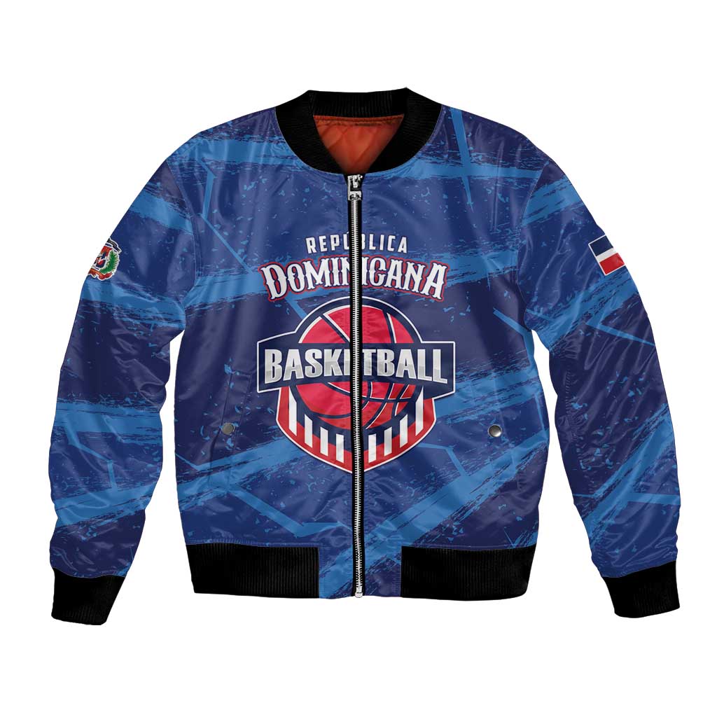 Custom Dominican Republic Basketball Bomber Jacket Enjoy The Game