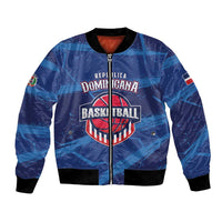 Custom Dominican Republic Basketball Bomber Jacket Enjoy The Game