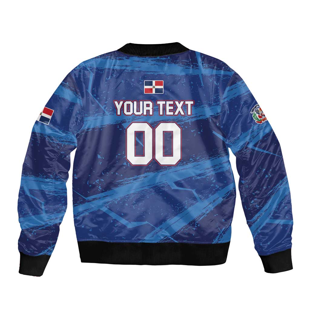 Custom Dominican Republic Basketball Bomber Jacket Enjoy The Game