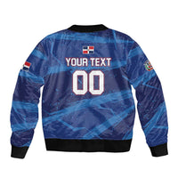 Custom Dominican Republic Basketball Bomber Jacket Enjoy The Game