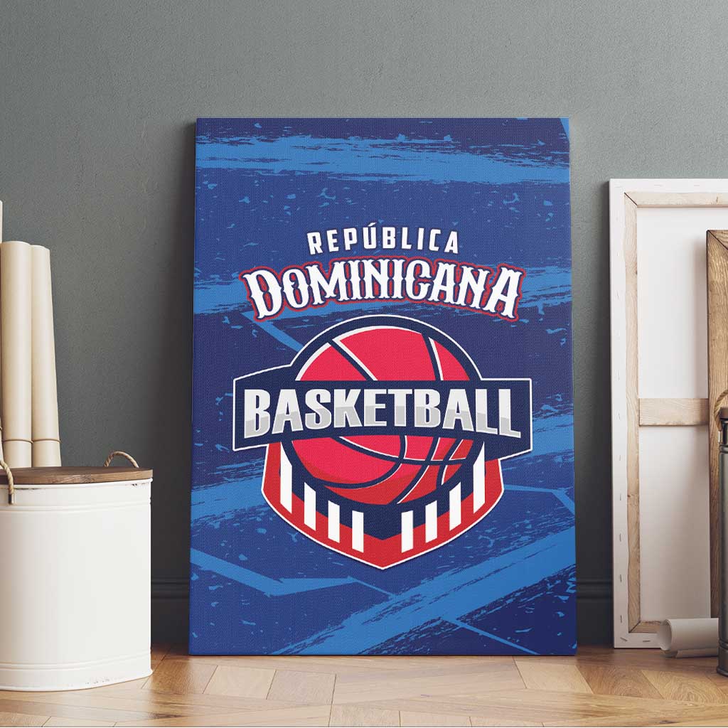 Dominican Republic Basketball Canvas Wall Art Enjoy The Game