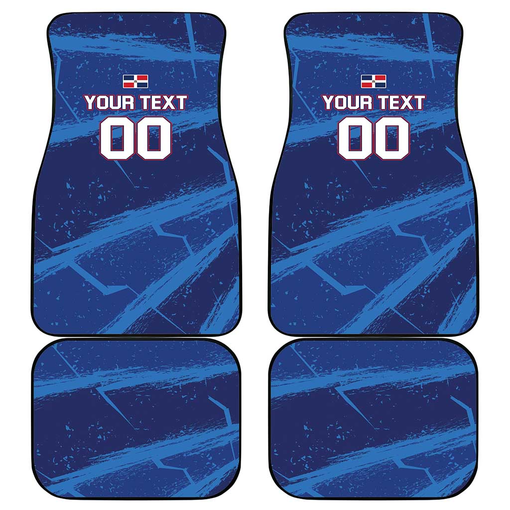Dominican Republic Basketball Car Mats Enjoy The Game