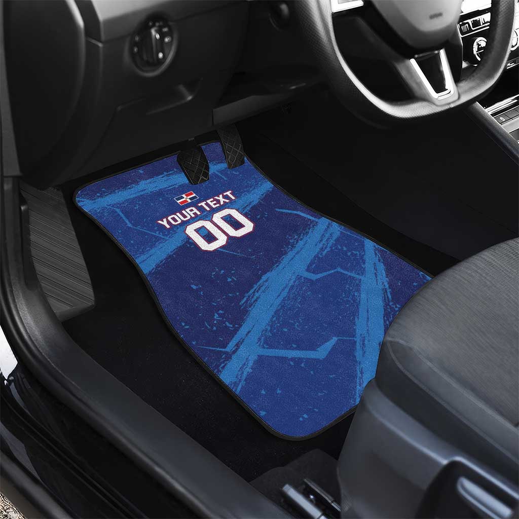 Dominican Republic Basketball Car Mats Enjoy The Game