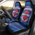 Dominican Republic Basketball Car Seat Cover Enjoy The Game