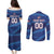 Custom Dominican Republic Basketball Couples Matching Puletasi and Long Sleeve Button Shirt Enjoy The Game
