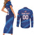 Custom Dominican Republic Basketball Couples Matching Short Sleeve Bodycon Dress and Long Sleeve Button Shirt Enjoy The Game