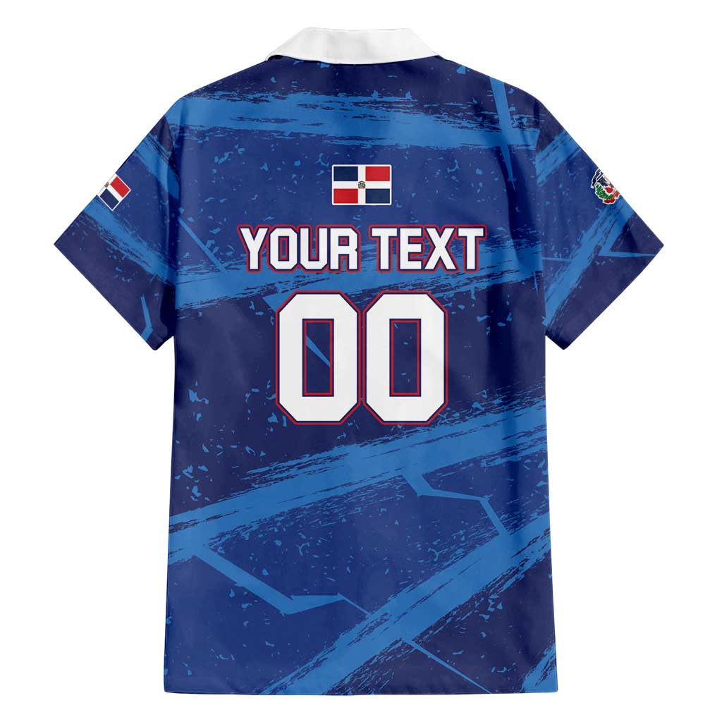 Custom Dominican Republic Basketball Family Matching Long Sleeve Bodycon Dress and Hawaiian Shirt Enjoy The Game