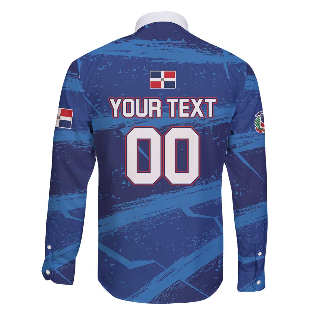 Custom Dominican Republic Basketball Family Matching Long Sleeve Bodycon Dress and Hawaiian Shirt Enjoy The Game