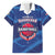 Custom Dominican Republic Basketball Family Matching Puletasi and Hawaiian Shirt Enjoy The Game