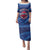 Custom Dominican Republic Basketball Family Matching Puletasi and Hawaiian Shirt Enjoy The Game