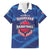 Custom Dominican Republic Basketball Family Matching Short Sleeve Bodycon Dress and Hawaiian Shirt Enjoy The Game