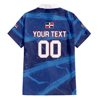 Custom Dominican Republic Basketball Family Matching Tank Maxi Dress and Hawaiian Shirt Enjoy The Game