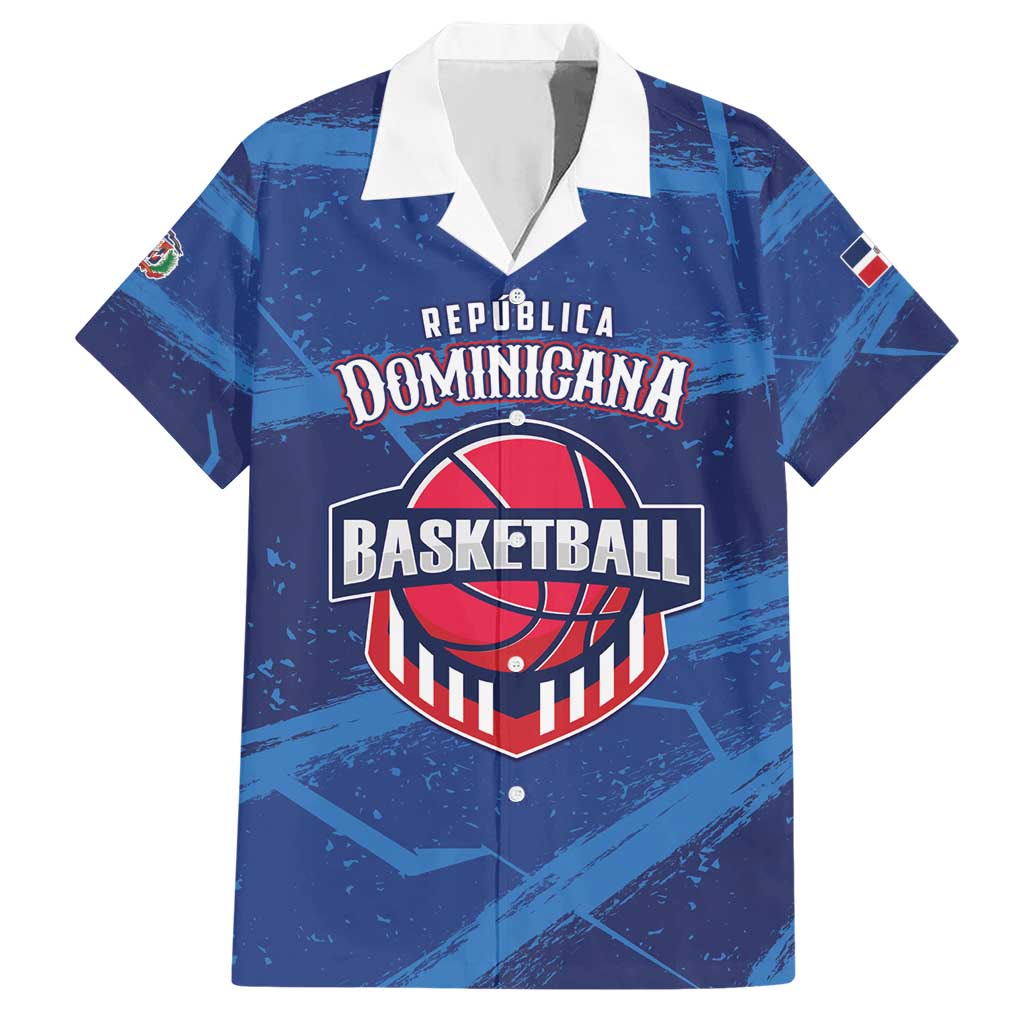 Custom Dominican Republic Basketball Hawaiian Shirt Enjoy The Game