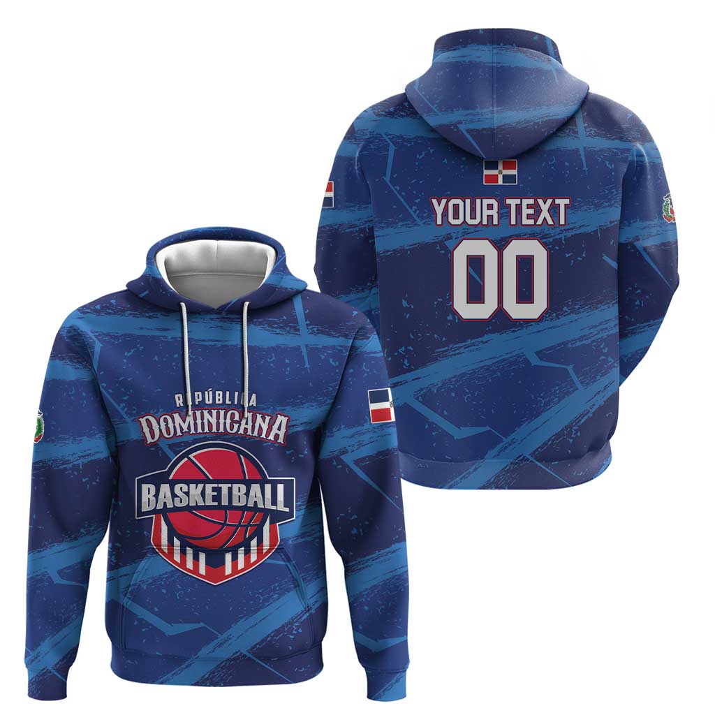 Custom Dominican Republic Basketball Hoodie Enjoy The Game