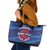 Dominican Republic Basketball Leather Tote Bag Enjoy The Game