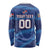 Custom Dominican Republic Basketball Long Sleeve Shirt Enjoy The Game