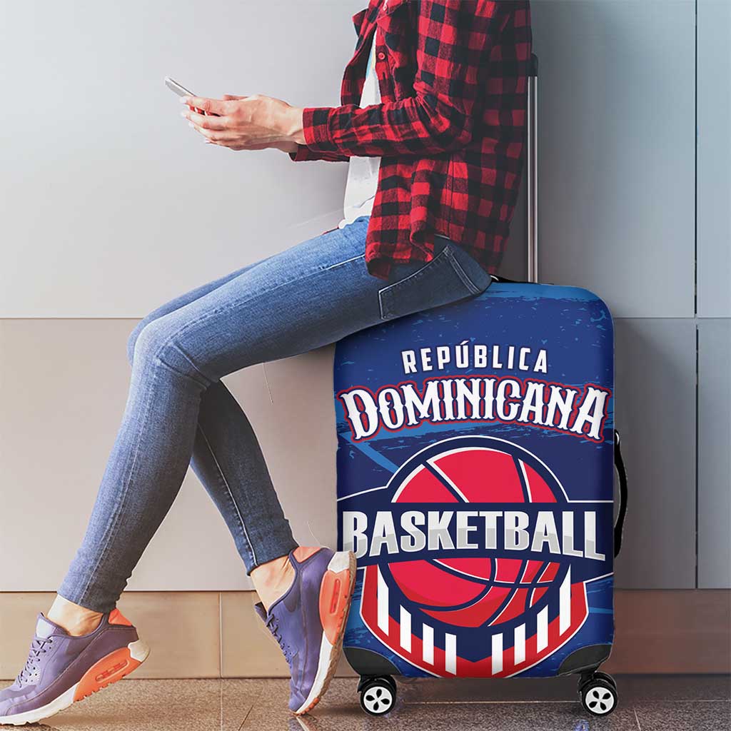 Dominican Republic Basketball Luggage Cover Enjoy The Game