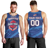 Custom Dominican Republic Basketball Men Tank Top Enjoy The Game
