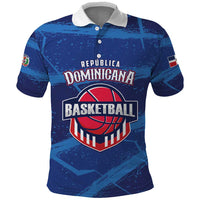Custom Dominican Republic Basketball Polo Shirt Enjoy The Game