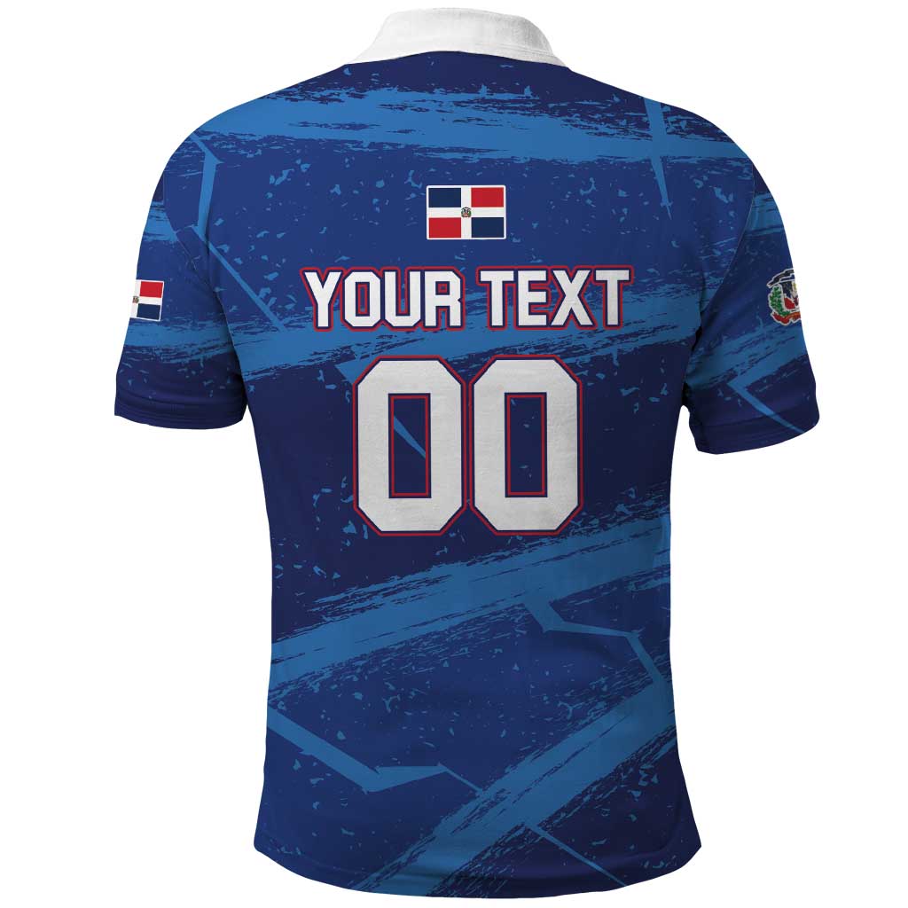 Custom Dominican Republic Basketball Polo Shirt Enjoy The Game