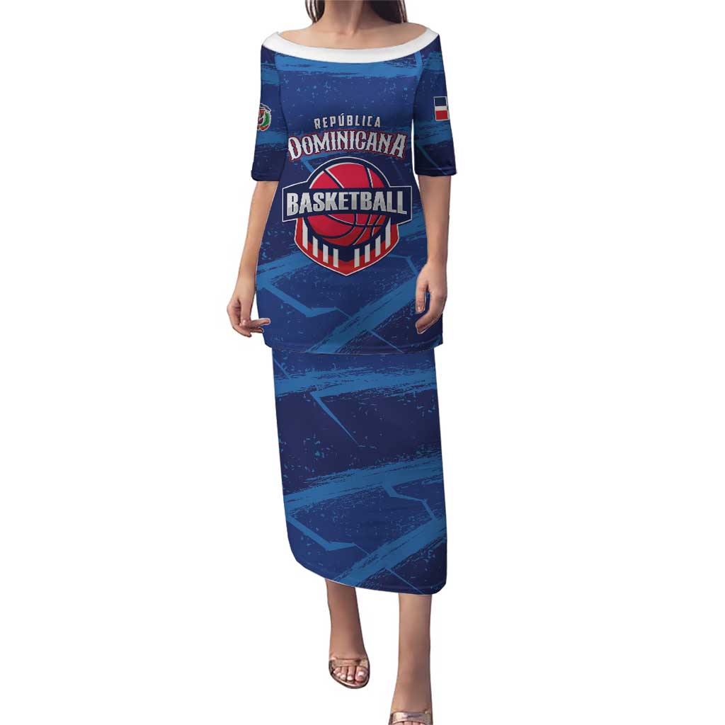 Custom Dominican Republic Basketball Puletasi Enjoy The Game