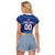 Custom Dominican Republic Basketball Raglan Cropped T Shirt Enjoy The Game