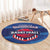 Dominican Republic Basketball Round Carpet Enjoy The Game