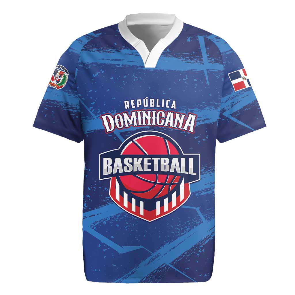Custom Dominican Republic Basketball Rugby Jersey Enjoy The Game