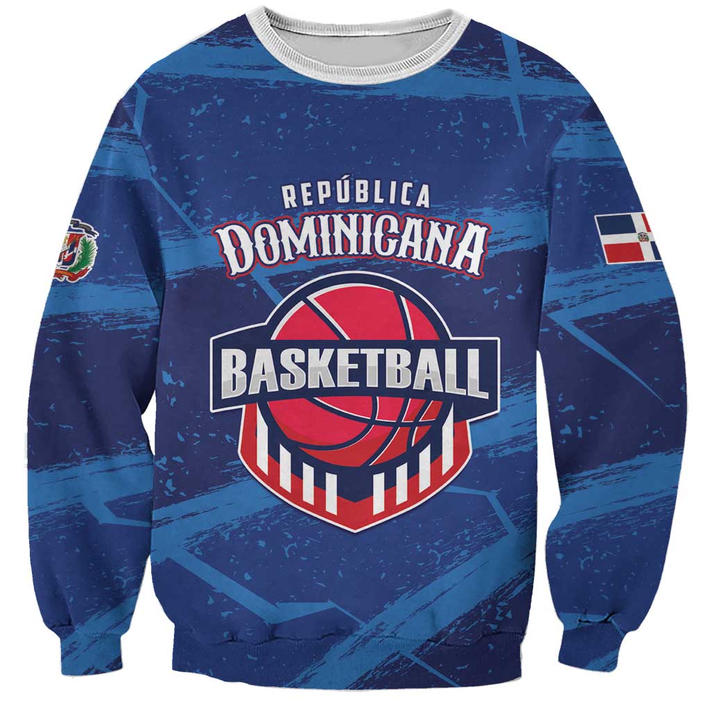 Custom Dominican Republic Basketball Sweatshirt Enjoy The Game