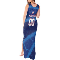 Custom Dominican Republic Basketball Tank Maxi Dress Enjoy The Game