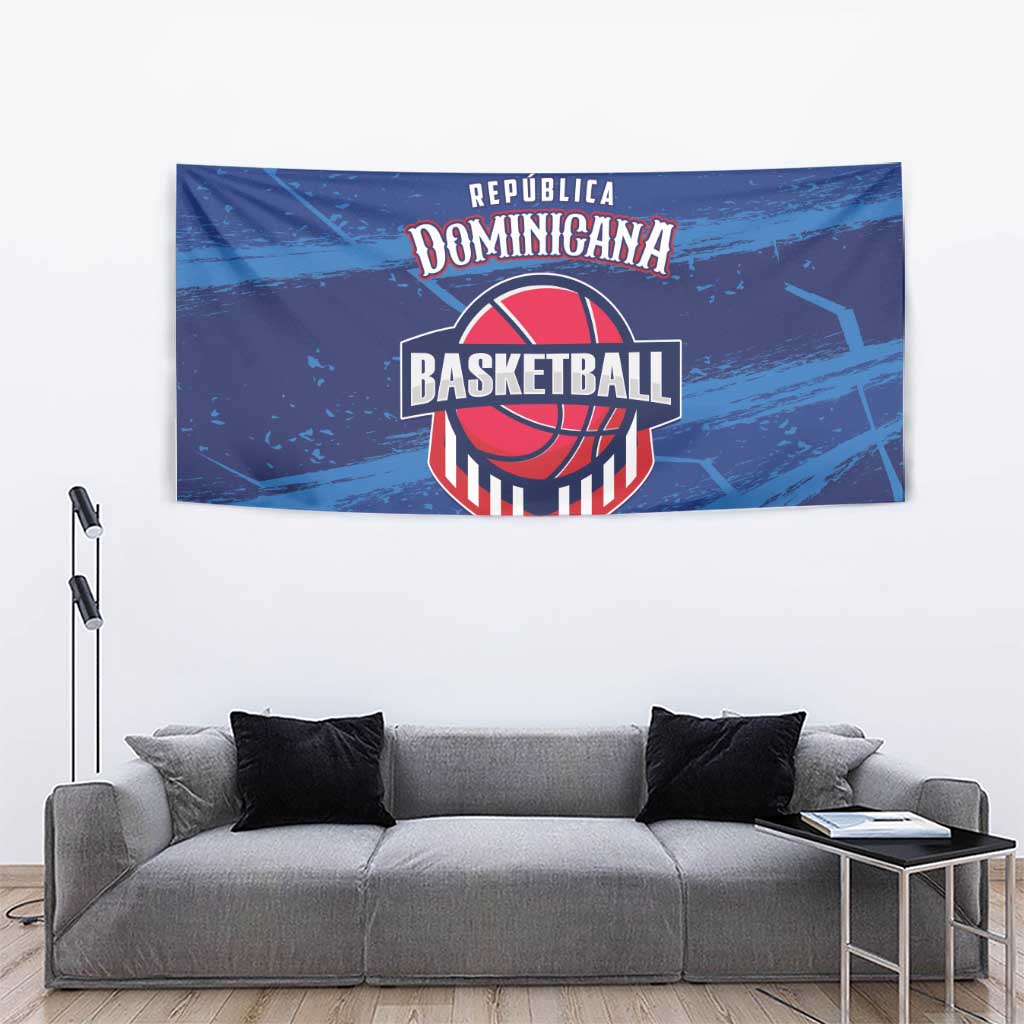 Dominican Republic Basketball Tapestry Enjoy The Game