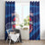 Dominican Republic Basketball Window Curtain Enjoy The Game