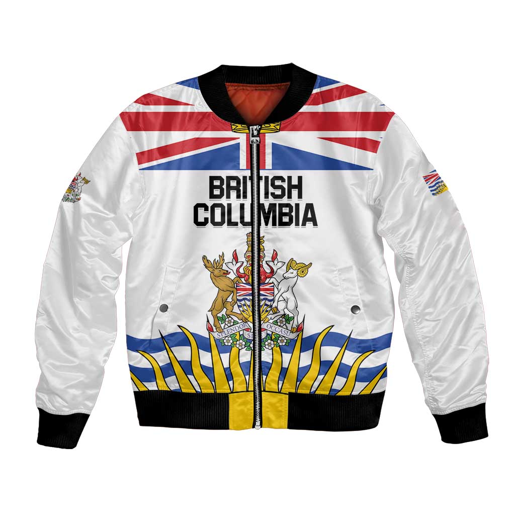 Personalized Canada British Columbia Province Bomber Jacket Splendor sine occasu