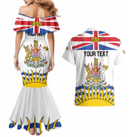Personalized Canada British Columbia Province Couples Matching Mermaid Dress and Hawaiian Shirt Splendor sine occasu