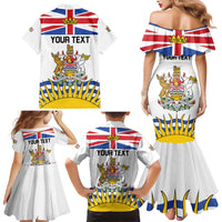 Personalized Canada British Columbia Province Family Matching Mermaid Dress and Hawaiian Shirt Splendor sine occasu